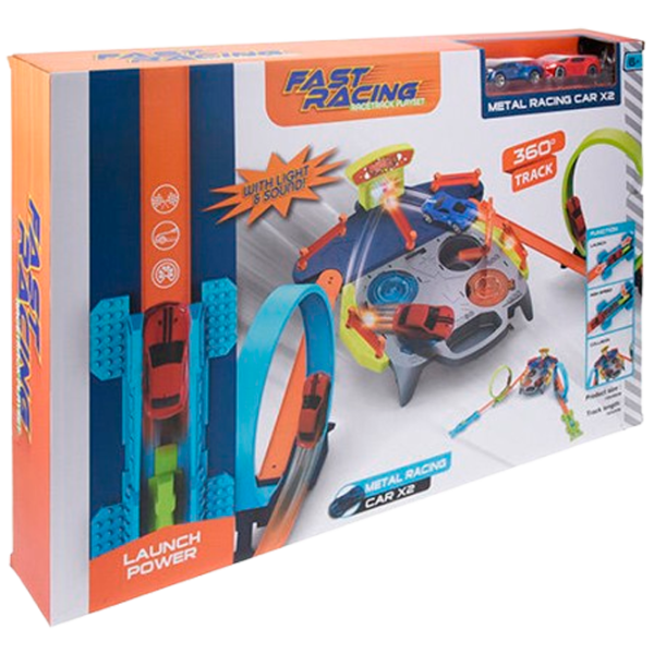 Set jucării Promstore Rally Pistă pentru mașini 53988 6+ / Multicolor photo 1
