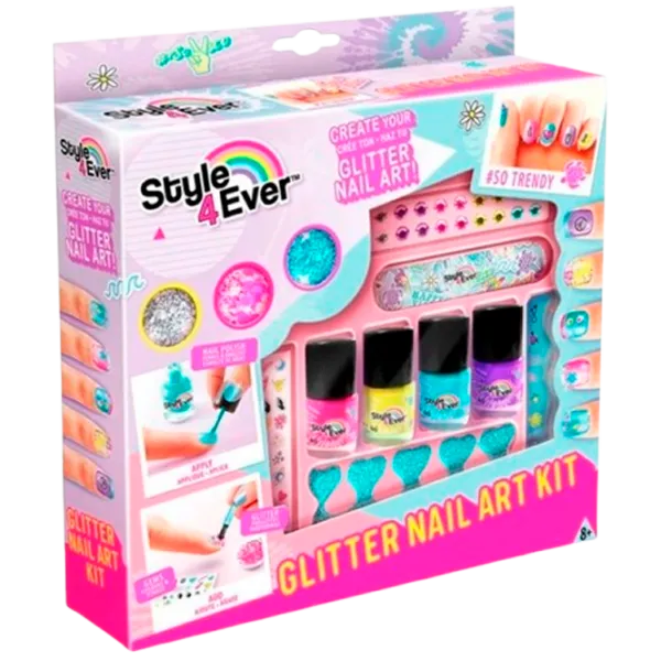 Set manichiură Canal Toys Rally Glitter Nail Art 3555801287060 6+ / Multicolor photo 1 Set manichiură Canal Toys Rally Glitter Nail Art 3555801287060 6+ / Multicolor photo 1