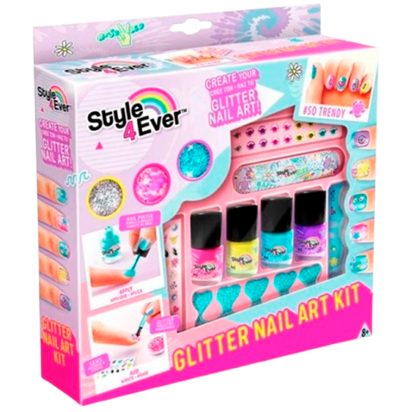 Set manichiură Canal Toys Rally Glitter Nail Art 3555801287060 6+ / Multicolor photo 1 Set manichiură Canal Toys Rally Glitter Nail Art 3555801287060 6+ / Multicolor photo 1