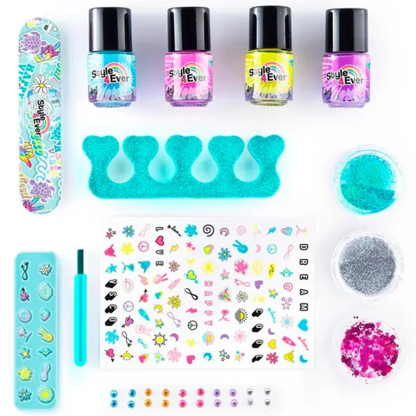Set manichiură Canal Toys Rally Glitter Nail Art 3555801287060 6+ / Multicolor photo 2 Set manichiură Canal Toys Rally Glitter Nail Art 3555801287060 6+ / Multicolor photo 2