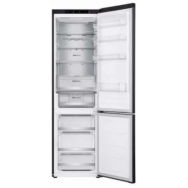 Frigider LG GBV7280DEV cu congelator jos 387 l / 203 cm / Black photo 2