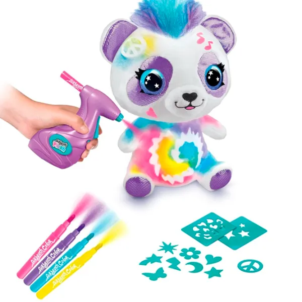 Set de creație Canal Toys Cute Animals Airbrush Plush 3555801287718 6+ / Multicolor photo 4 Set de creație Canal Toys Cute Animals Airbrush Plush 3555801287718 6+ / Multicolor photo 4