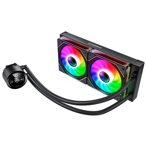 Жидкостное охлаждение Gamemax IceBurg 240 Digital Гидродинамический / 1800 об/мин photo 2