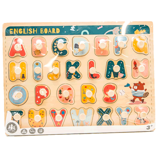 Puzzle New World Alfabet 1+/ Numărul de piese: 24 photo 1 Puzzle New World Alfabet 1+/ Numărul de piese: 24 photo 1
