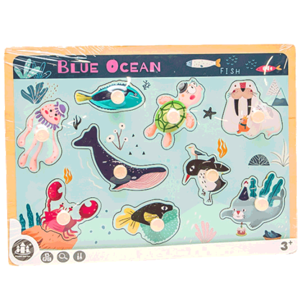 Puzzle New World Ocean 1+/ Количество деталей: 9 photo 1 Puzzle New World Ocean 1+/ Количество деталей: 9 photo 1