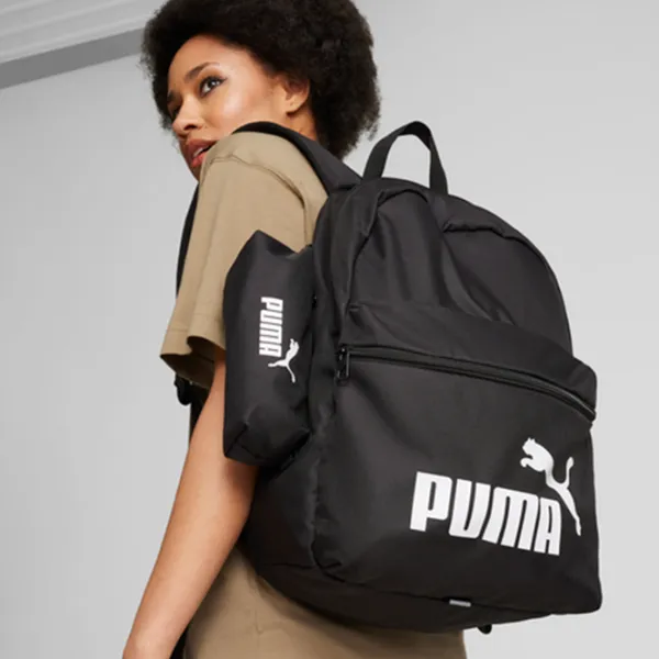 Rucsac Puma Phase Backpack  / White Black / 22l photo 4 Rucsac Puma Phase Backpack  / White Black / 22l photo 4