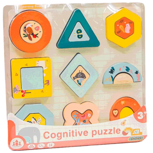 Puzzle New World Figuri geometrice 1+/ Numărul de piese: 9 photo 1 Puzzle New World Figuri geometrice 1+/ Numărul de piese: 9 photo 1