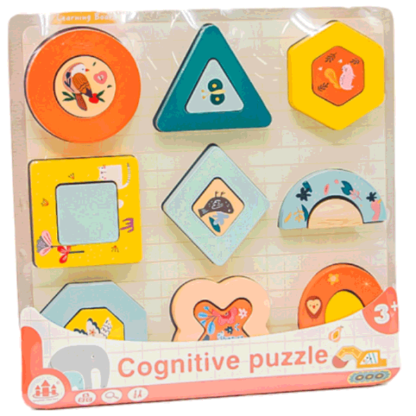 Puzzle New World Figuri geometrice 1+/ Numărul de piese: 9 photo 1 Puzzle New World Figuri geometrice 1+/ Numărul de piese: 9 photo 1