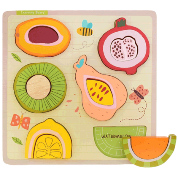 Puzzle New World Фрукты 1+/ Количество деталей: 8 photo 1 Puzzle New World Фрукты 1+/ Количество деталей: 8 photo 1