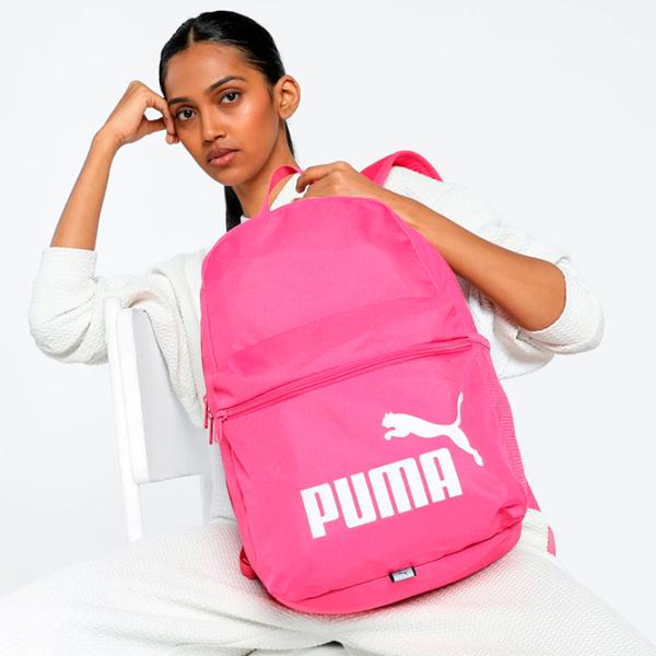 Рюкзак Puma Phase Backpack  / Серый Розовый / 22л photo 2 Рюкзак Puma Phase Backpack  / Серый Розовый / 22л photo 2