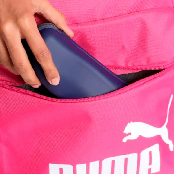 Рюкзак Puma Phase Backpack  / Серый Розовый / 22л photo 5 Рюкзак Puma Phase Backpack  / Серый Розовый / 22л photo 5
