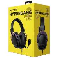 Наушники Hator Hypergang 2 Черный Lavanda Проводная/ Игровой photo 5