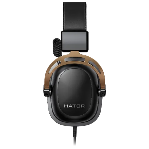 Căști Hator Hypergang 2 Black Gold Cu fir/ Gaming photo 2 Căști Hator Hypergang 2 Black Gold Cu fir/ Gaming photo 2