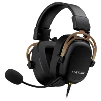 Наушники Hator Hypergang 2 Черный Золото Проводная/ Игровой photo 3