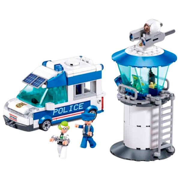 Constructor Sluban Police Figuri/ Blue photo 2
