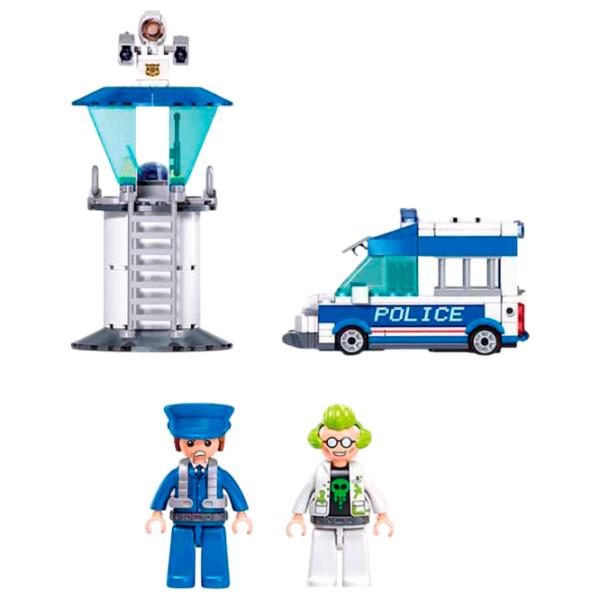 Constructor Sluban Police Figuri/ Blue photo 5