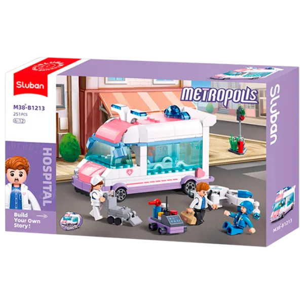Constructor Sluban Hospital Figuri/ Multicolor photo 1