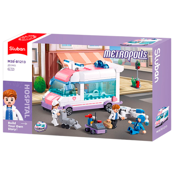 Constructor Sluban Hospital Figuri/ Multicolor photo 1