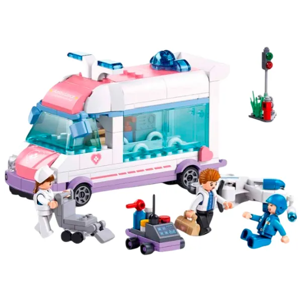 Constructor Sluban Hospital Figuri/ Multicolor photo 2