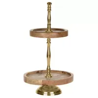 Suport de servire NVT 47308  Rotundă / Metal
