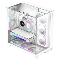 Carcasă Gamemax Infinity Pro Mid Tower / White photo 4