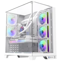 Carcasă Gamemax Infinity Plus Mid Tower / White photo 3