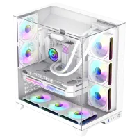 Carcasă Gamemax Infinity Plus Mid Tower / White photo 4