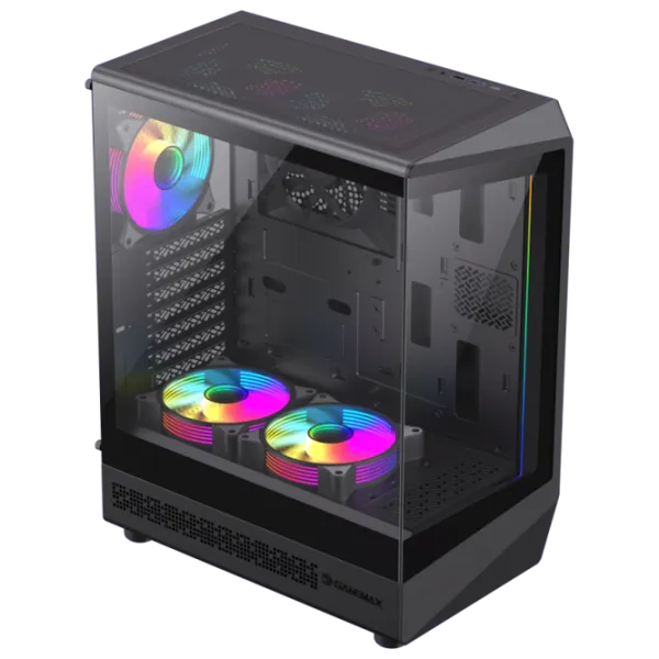 Carcasă Gamemax Vista COC AB Mid Tower / Black photo 2