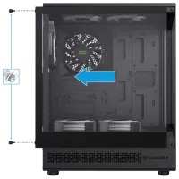 Carcasă Gamemax Vista COC AB Mid Tower / Black photo 8