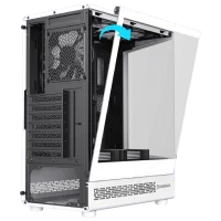 Carcasă Gamemax Vista COC AW Mid Tower / White photo 9