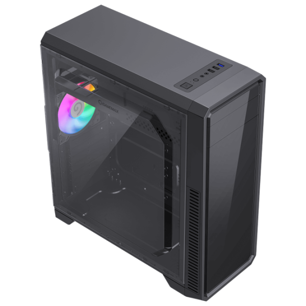 Carcasă Gamemax G561E-BK Mid Tower / Black photo 2