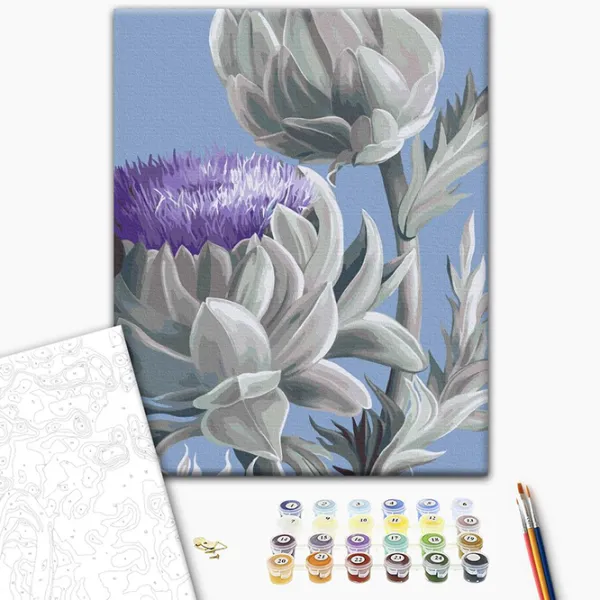 Pictură pe numere BrushMe Anghinare BS53758 50 x 40 cm / Verticală photo 2