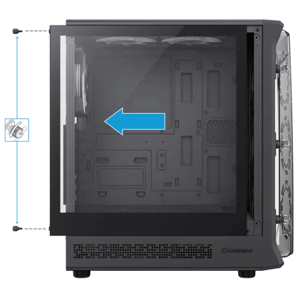 Корпус Gamemax Starlight 2 AB Mid Tower / Черный photo 9