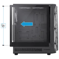 Carcasă Gamemax Starlight 2 AB Mid Tower / Black photo 9