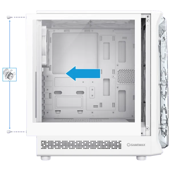Корпус Gamemax Starlight 2 AB Mid Tower / Белый photo 9
