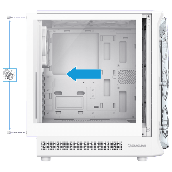Корпус Gamemax Starlight 2 AB Mid Tower / Белый photo 9