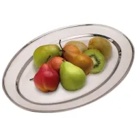 Сервировочное блюдо EH 22203  Овальная / Нержавеющая сталь