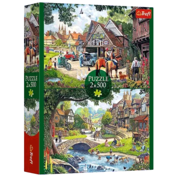 Puzzle Trefl Idyllic life 10+/ Количество деталей: 1000 photo 1