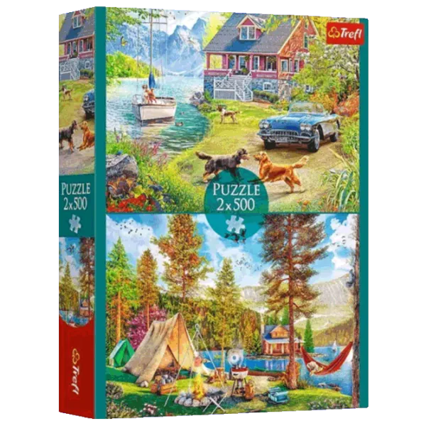 Puzzle Trefl Summertime relax 10+/ Количество деталей: 1000 photo 1