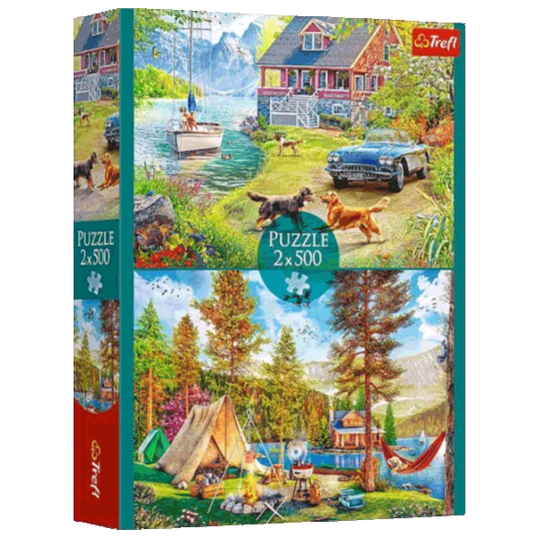 Puzzle Trefl Summertime relax 10+/ Количество деталей: 1000 photo 1