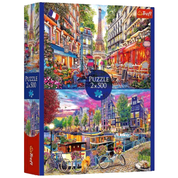 Puzzle Trefl European capitals 10+/ Количество деталей: 1000 photo 1 Puzzle Trefl European capitals 10+/ Количество деталей: 1000 photo 1