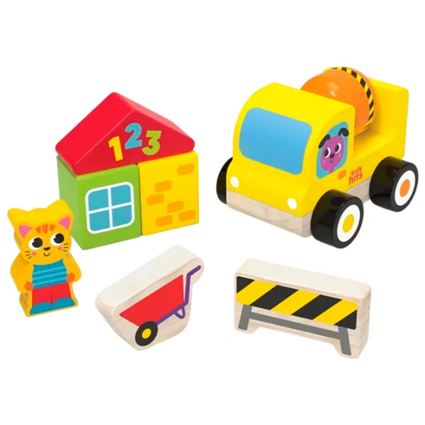 Constructor Kids Hits Cement Mixer Transport/ Yellow photo 2