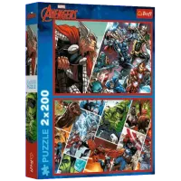 Puzzle Trefl Defenders of the world / Disney Marvel The Avengers 7+/ Количество деталей: 400