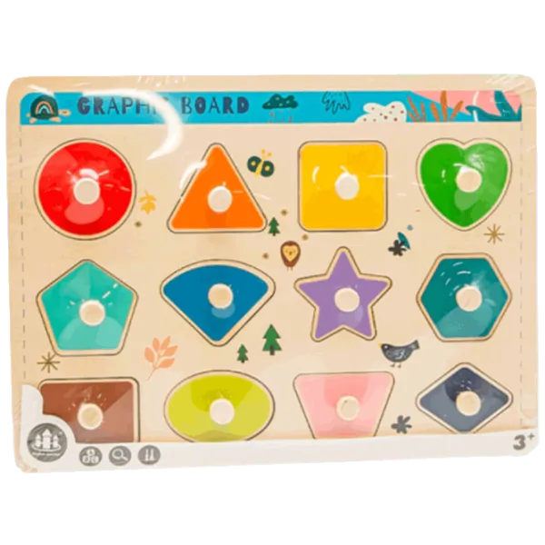 Puzzle New World Shapes 1+/ Количество деталей: 12 photo 1 Puzzle New World Shapes 1+/ Количество деталей: 12 photo 1