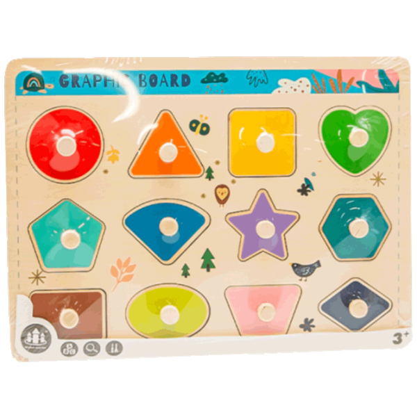 Puzzle New World Shapes 1+/ Количество деталей: 12 photo 1 Puzzle New World Shapes 1+/ Количество деталей: 12 photo 1