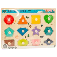 Puzzle New World Shapes 1+/ Количество деталей: 12