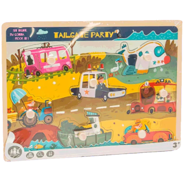 Puzzle New World Transport 1+/ Количество деталей: 7 photo 1