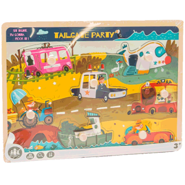 Puzzle New World Transport 1+/ Количество деталей: 7 photo 1