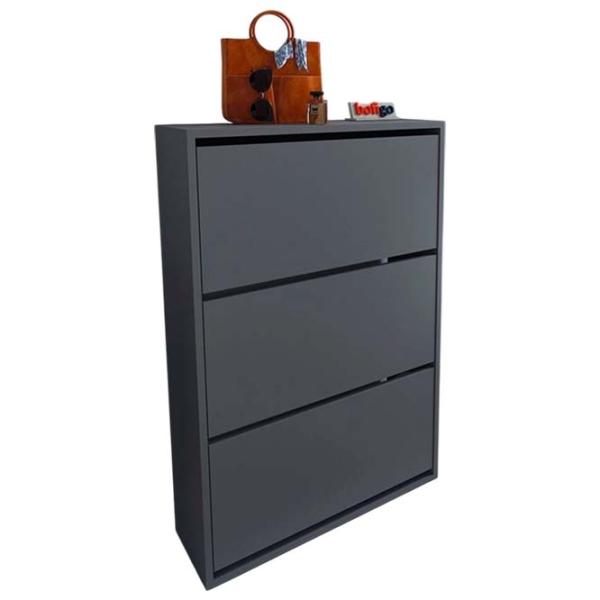 Dulap pentru încălțăminte Nex Home 18-03-08 110 x 73.6 x 27 /Anthracite /Anthracite photo 2 Dulap pentru încălțăminte Nex Home 18-03-08 110 x 73.6 x 27 /Anthracite /Anthracite photo 2