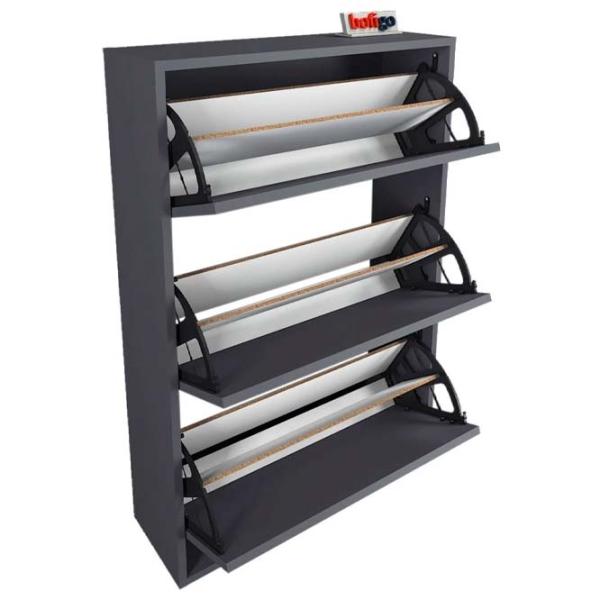 Dulap pentru încălțăminte Nex Home 18-03-08 110 x 73.6 x 27 /Anthracite /Anthracite photo 3 Dulap pentru încălțăminte Nex Home 18-03-08 110 x 73.6 x 27 /Anthracite /Anthracite photo 3